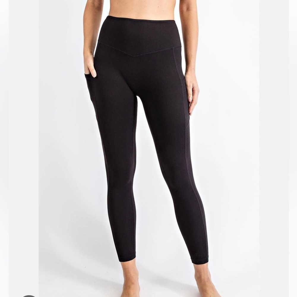 Venor Black Pockets Leggings DH.